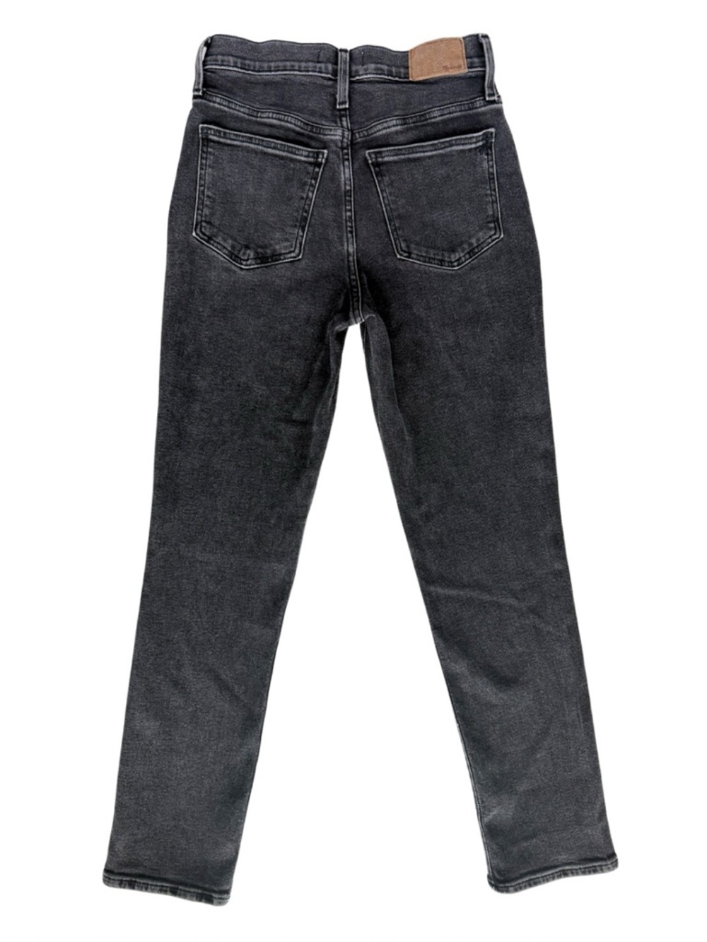 Madewell Perfect Vintage Jeans Black High Rise Straight Leg Women’s 25 - Picture 3 of 7